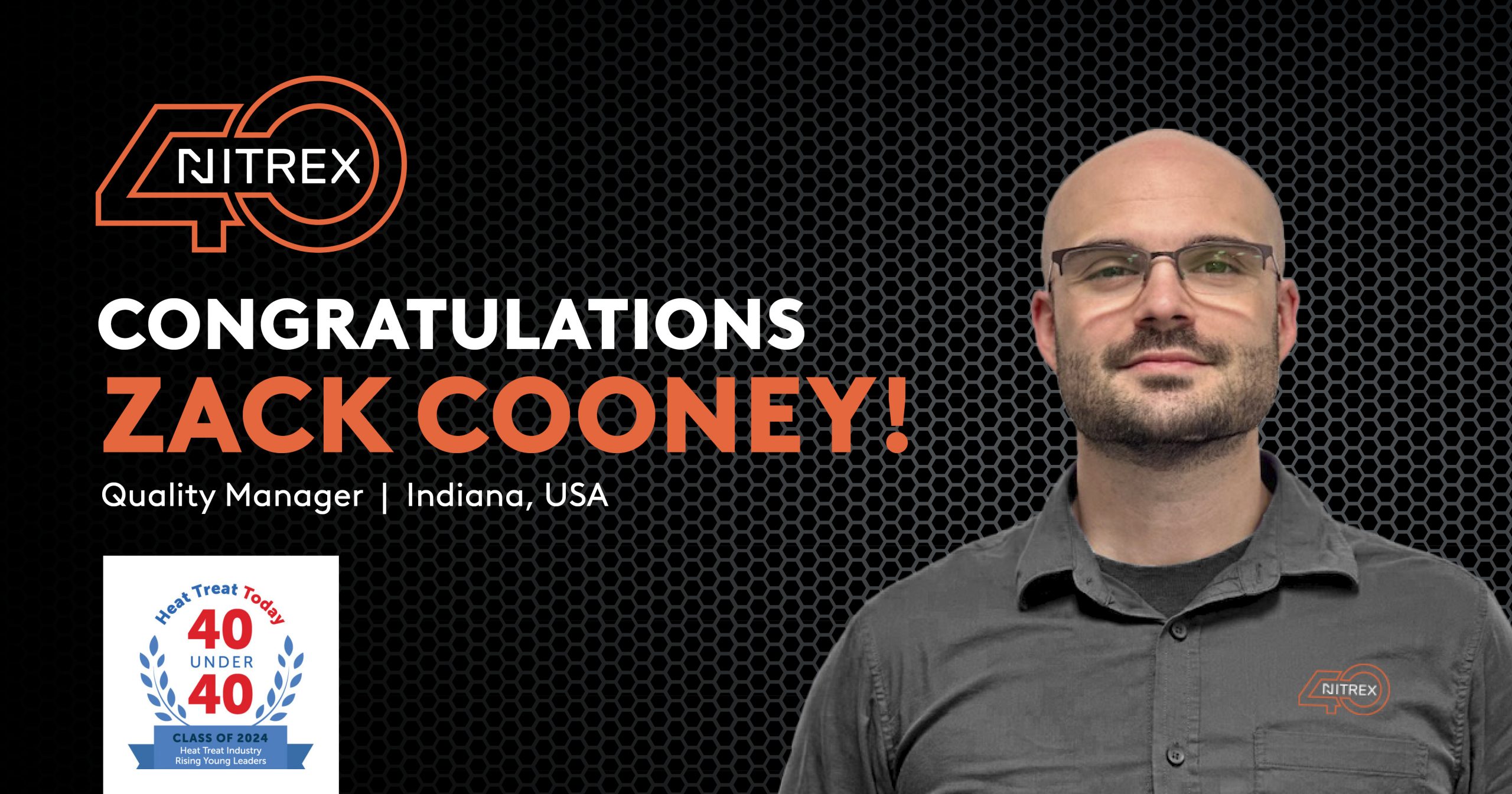Meet Nitrex’s Future Leader: Zack Cooney, Heat Treat Today's Class of 2024 '40 Under 40' Honoree